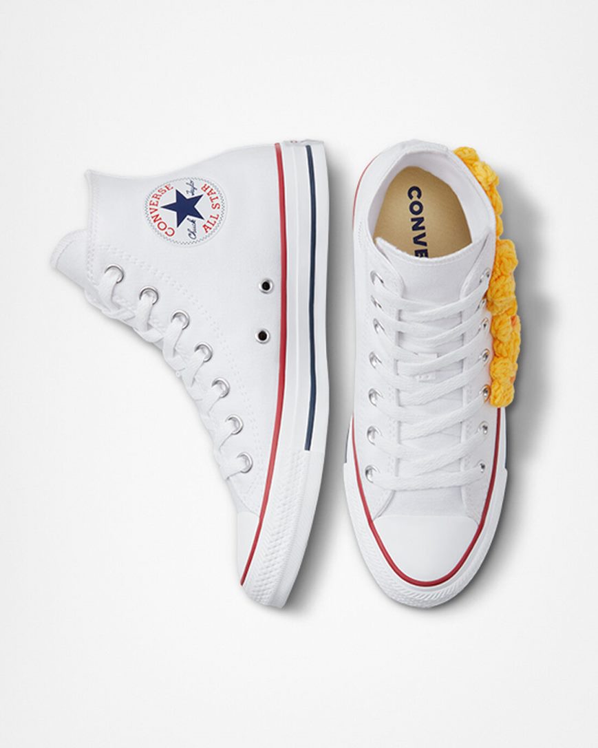 Zapatillas Altas Converse Chuck Taylor All Star LTD 3D Floral Mujer Amarillo Flores | PE 0E2LP5